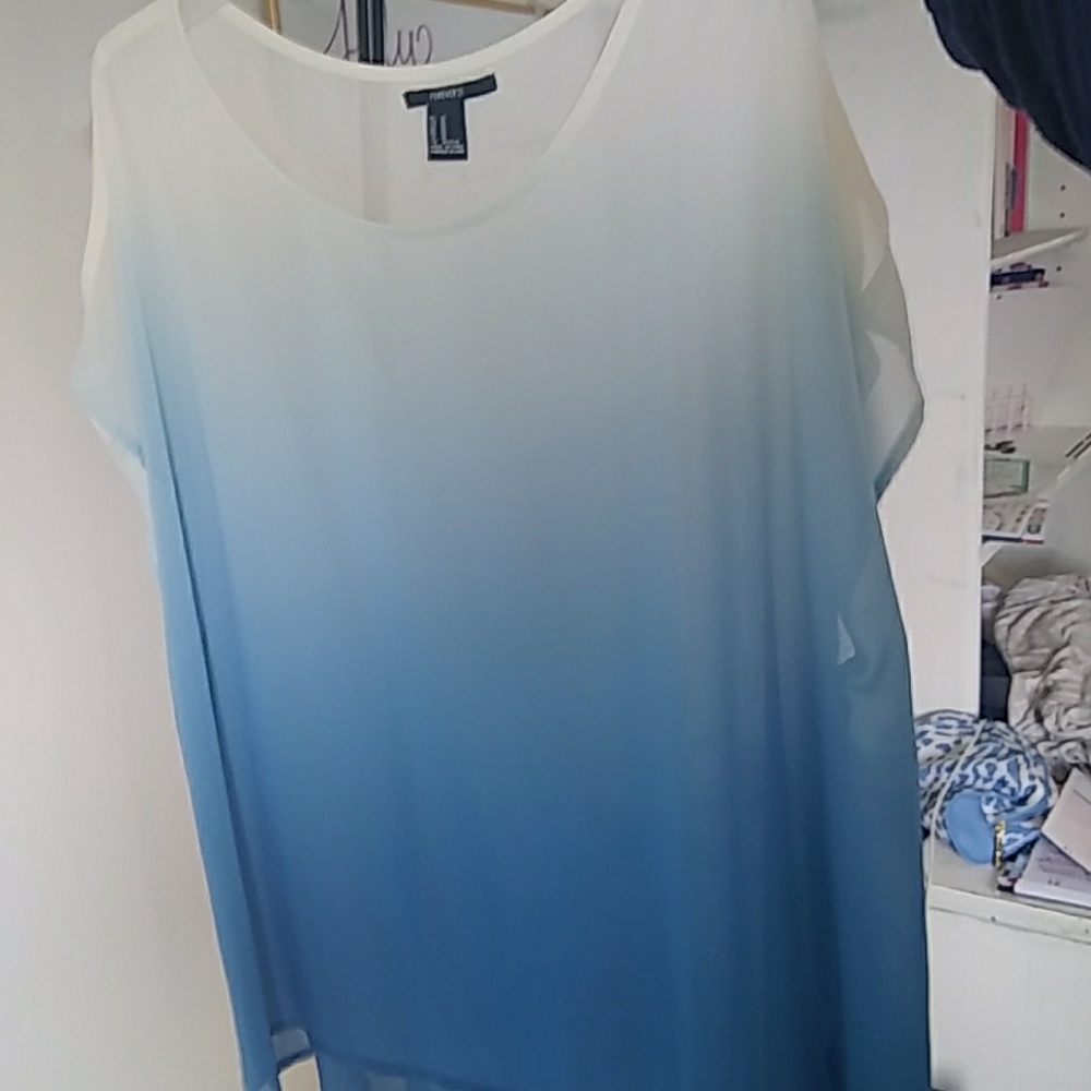 Blue ombre too
